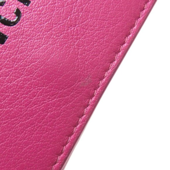 Balenciaga Logo Trifold Wallet Bifold Leather - Picture 13 of 15